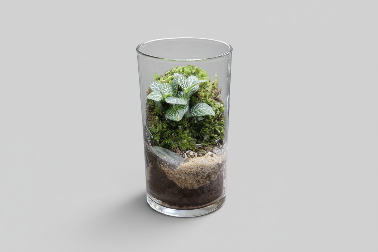 Cylindrical Terrarium (5 Inch)
