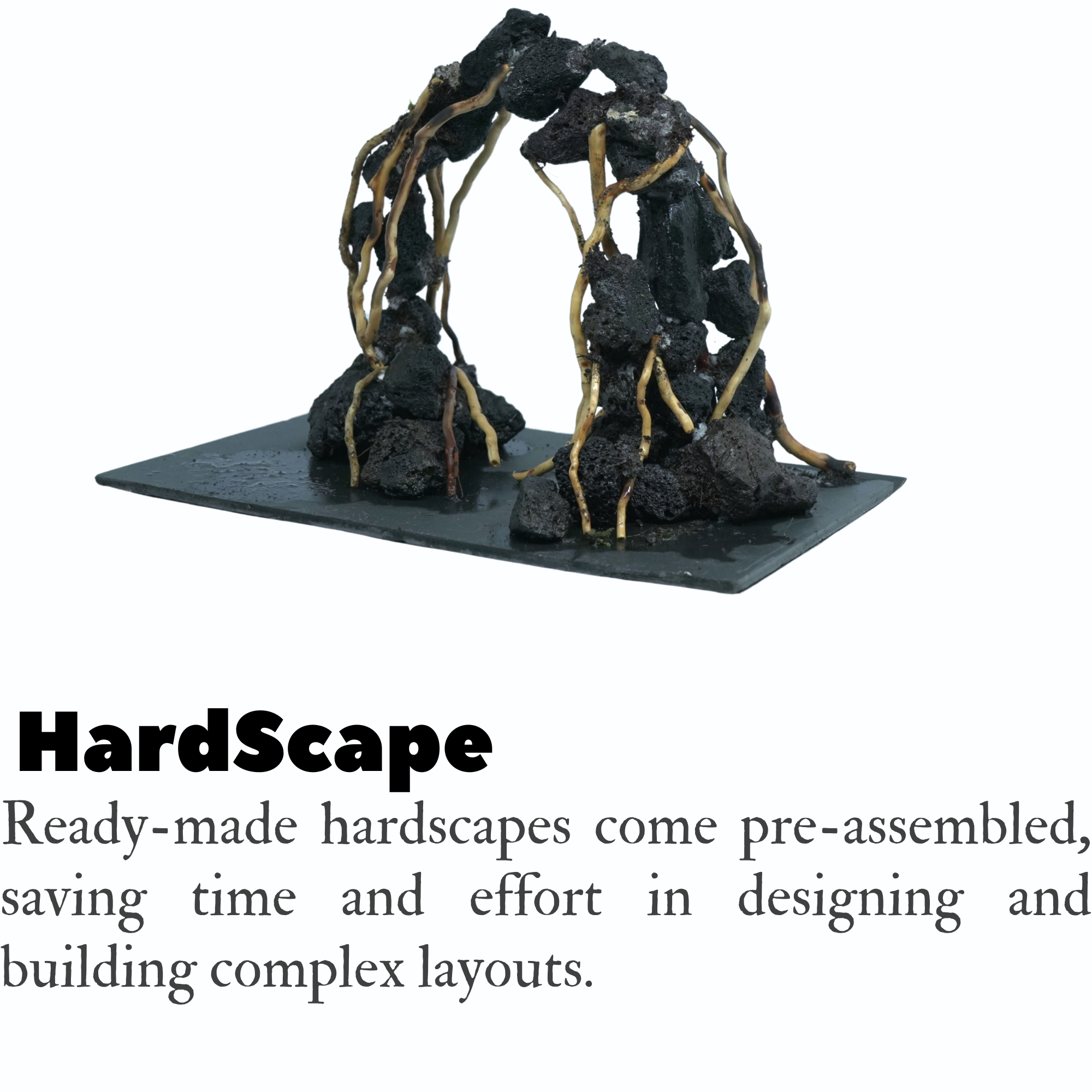 30x30x30 inch Hardscape