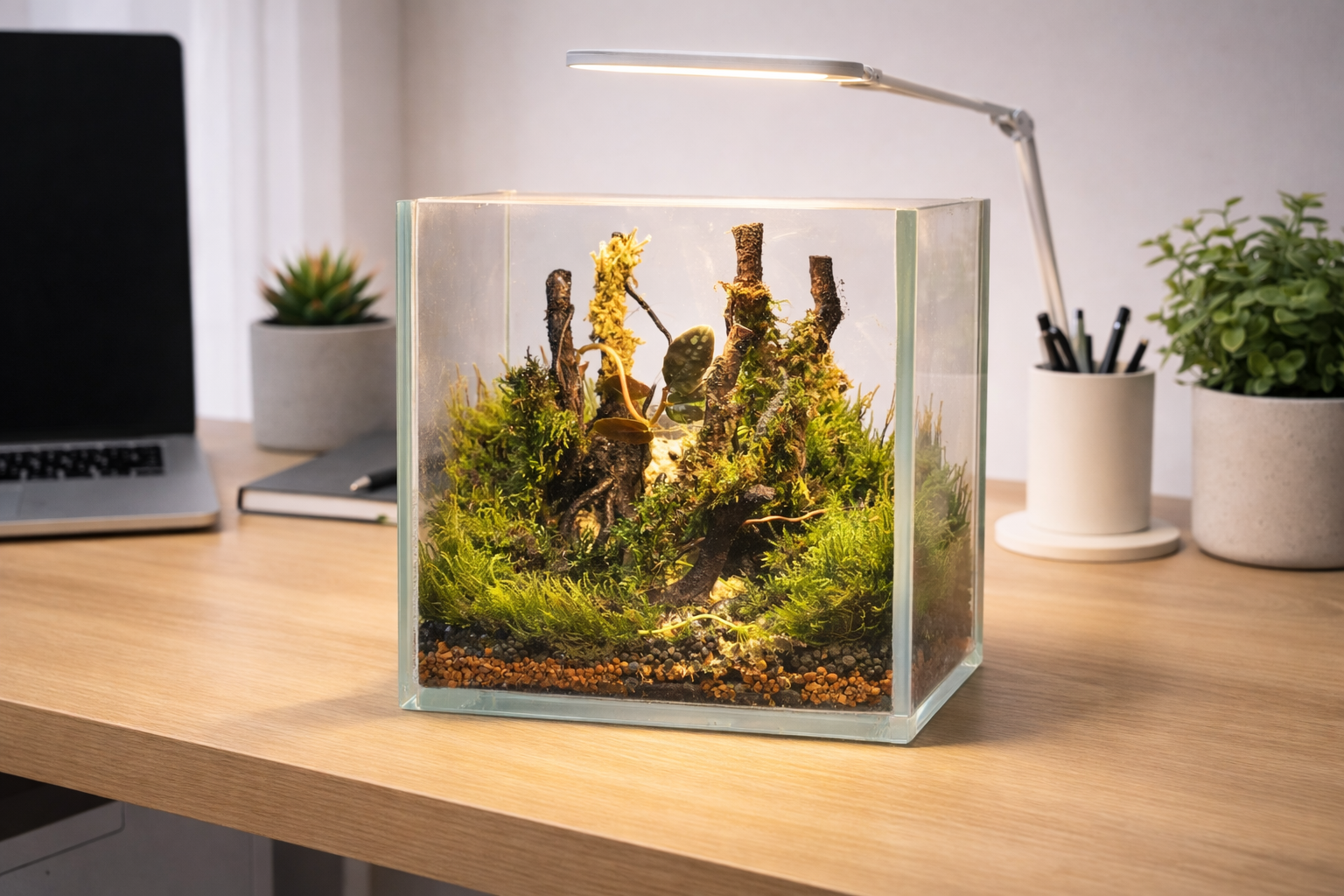 Cube Terrarium (Into the wood theme)