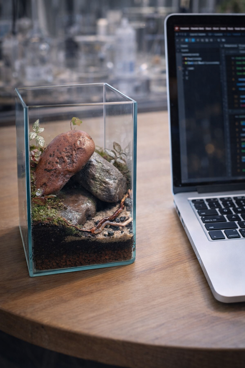 River Theme (6x6x8 inch)